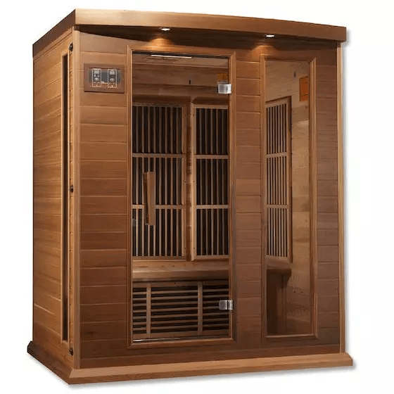 Maxxus 3-Person Low EMF FAR Infrared Sauna | MX-K306-01-CED
