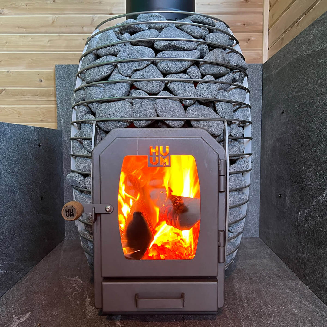 HUUM Hive Wood 17 kW Wood-Burning Sauna Stove Package