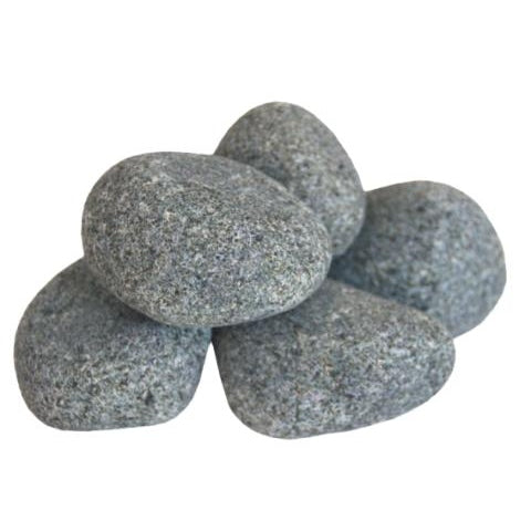 Harvia Sauna Heater Stones, Rounded Olivine, 5-10cm, 33lbs R-991
