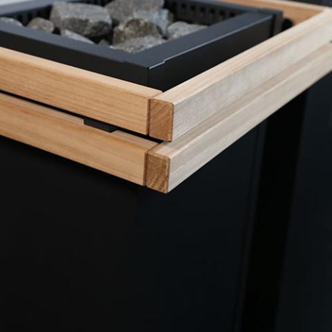 Harvia HL3S Safety Rail for Virta HL70/90, Wood