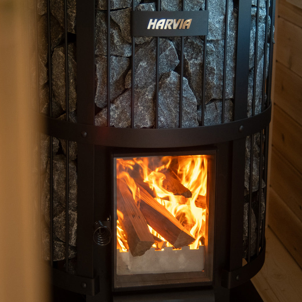 Harvia Legend 240 Greenflame Wood-Burning Sauna Stove WK200LD