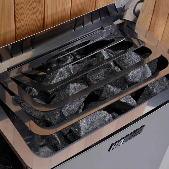Harvia SW60 The Wall Series 6kW Black Stainless Steel Sauna Heater HSW6U1B