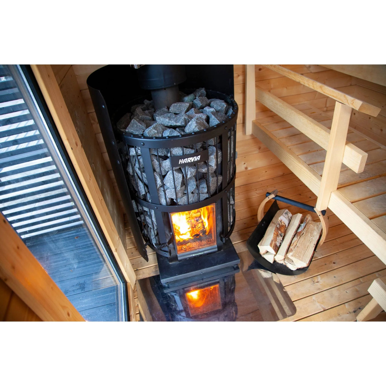 Harvia Legend 240 Greenflame Wood-Burning Sauna Stove WK200LD