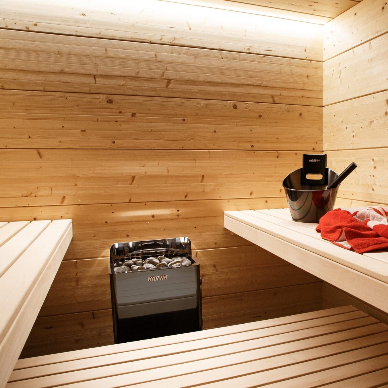 Harvia SWS80 The Wall Series 8kW Stainless Steel Sauna Heater HSWS8U1B