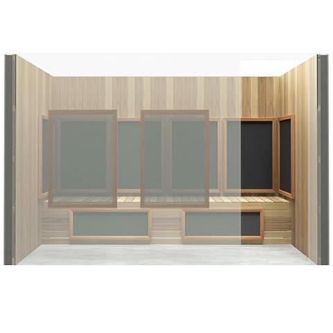 Finnmark Full Spectrum Carbon™ Infrared Sauna Heater Kit (240V, WiFi Control)