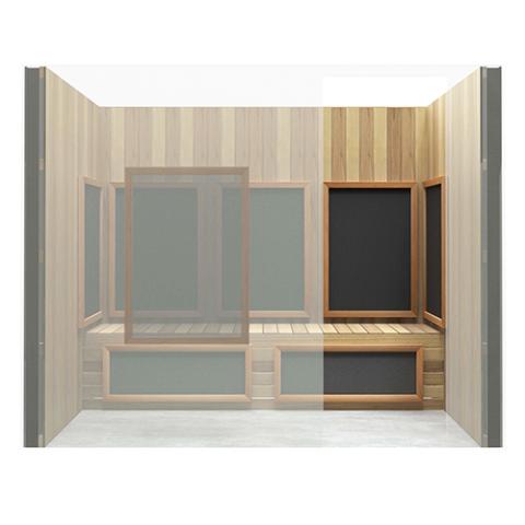 Finnmark Full Spectrum Carbon™ Infrared Sauna Heater Kit (240V, WiFi Control)