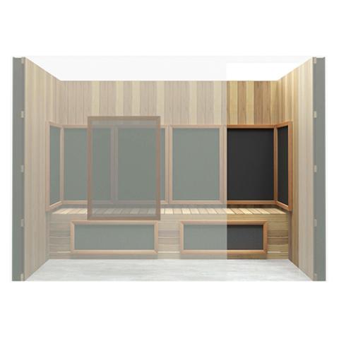 Finnmark Full Spectrum Carbon™ Infrared Sauna Heater Kit (240V, WiFi Control)