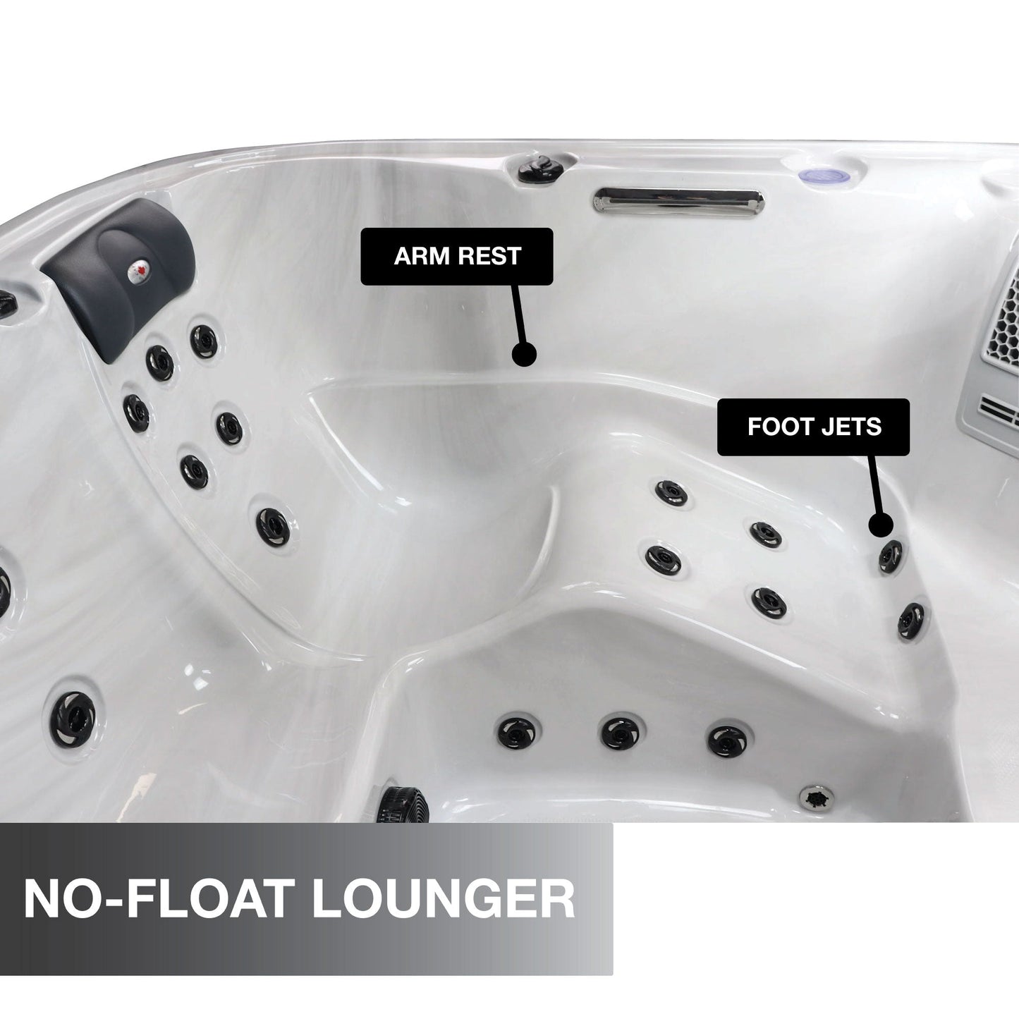 Canadian Spa Cambridge 6-Person 34-Jet Hot Tub (KH-10141)