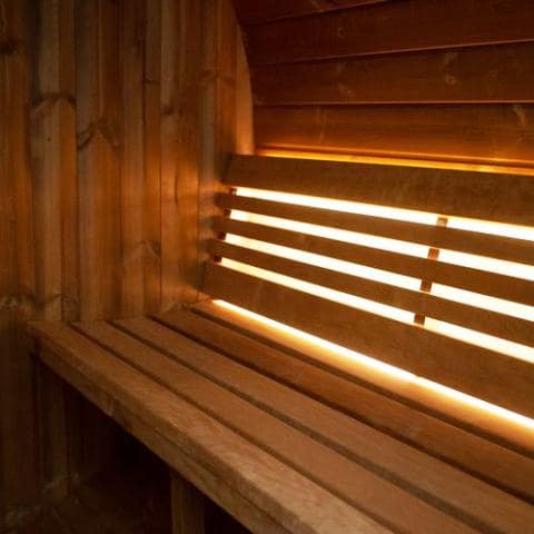 SaunaLife ERGO Series E7 | 4 Person Outdoor Barrel Sauna