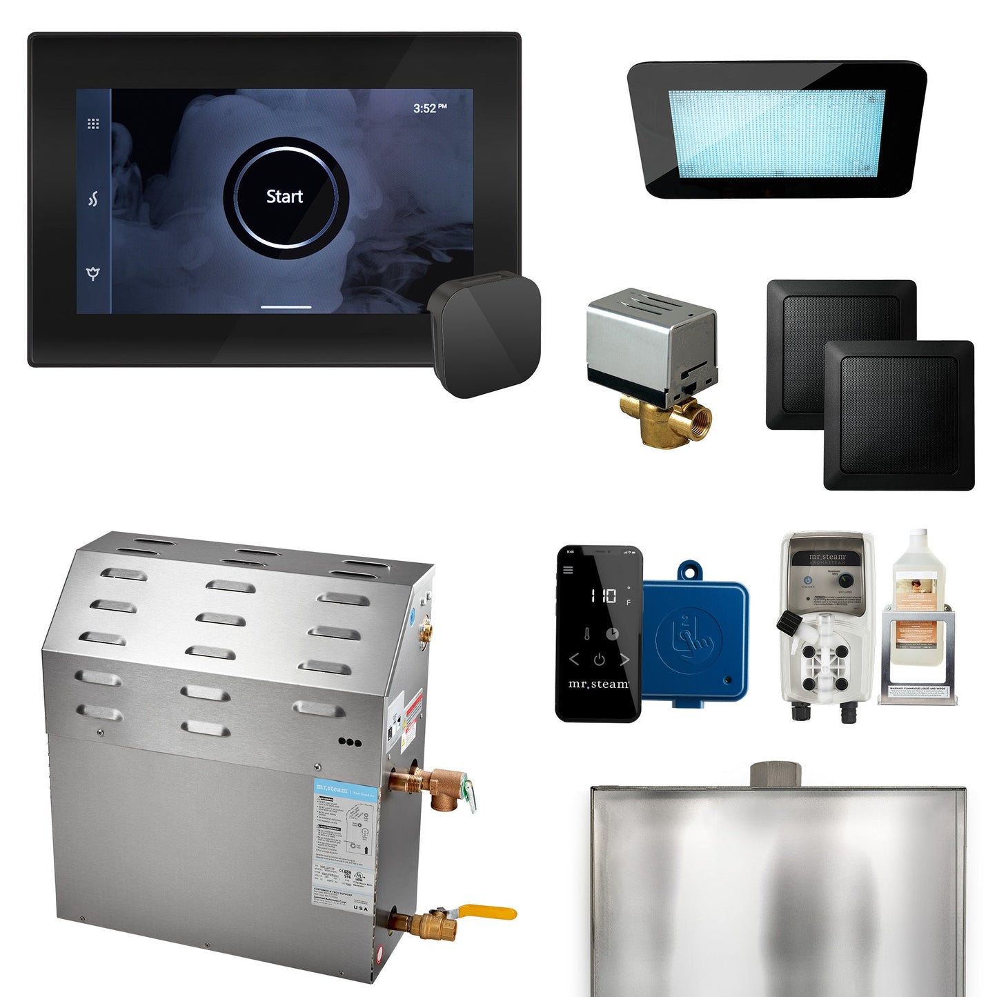 Mr. Steam XDream Home Steam Shower Generator Package with iSteamX Control (5-15kW)