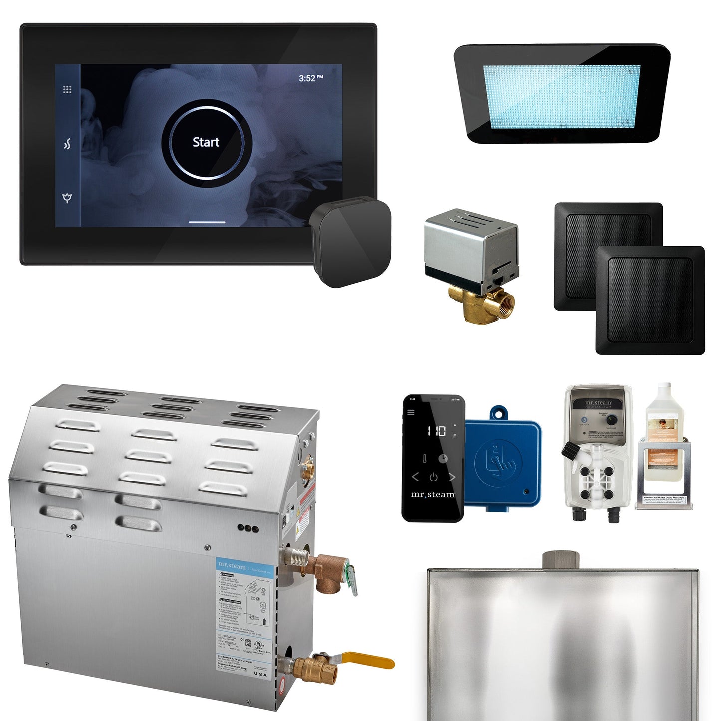 Mr. Steam XDream Home Steam Shower Generator Package with iSteamX Control (5-15kW)