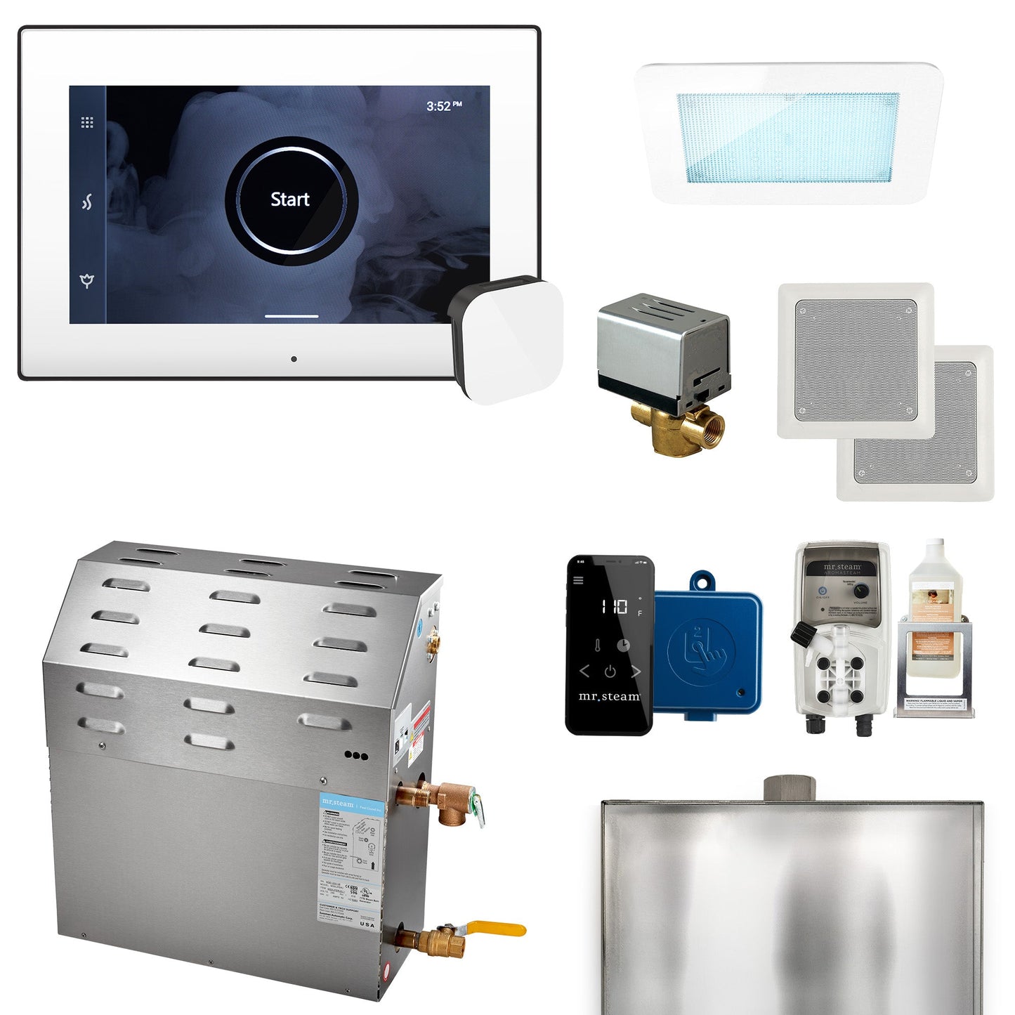 Mr. Steam XDream Home Steam Shower Generator Package with iSteamX Control (5-15kW)