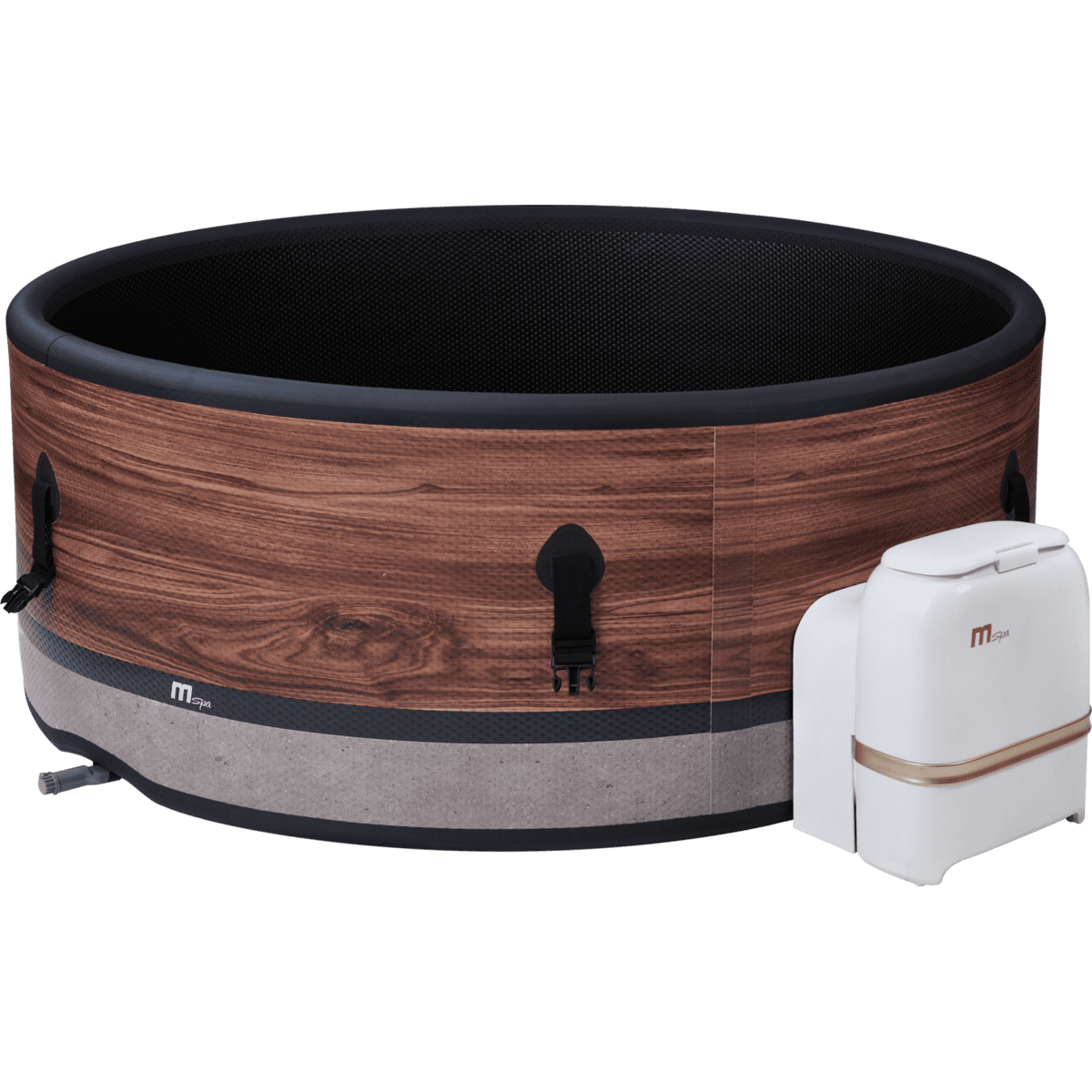 MSPA FRAME Duet Round 6 Person Inflatable Hot Tub Spa