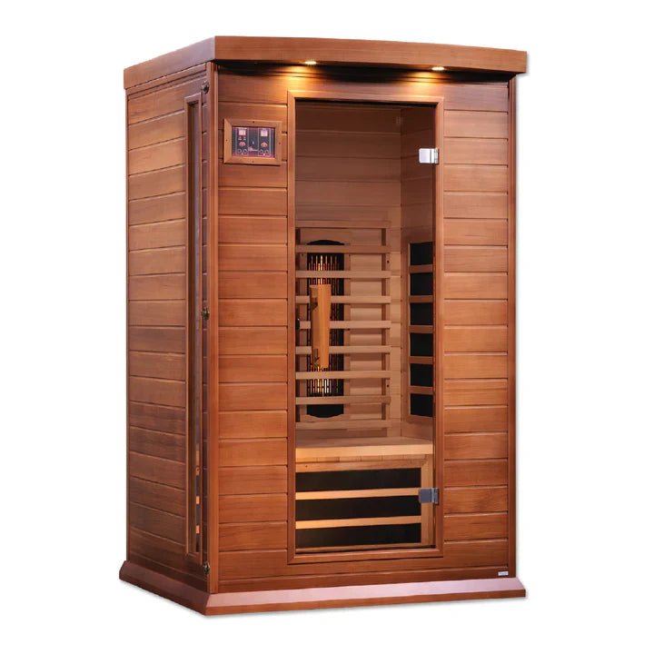 Maxxus 2-Person Near Zero EMF Full Spectrum Infrared Sauna | MX-M206-01-FS-CED