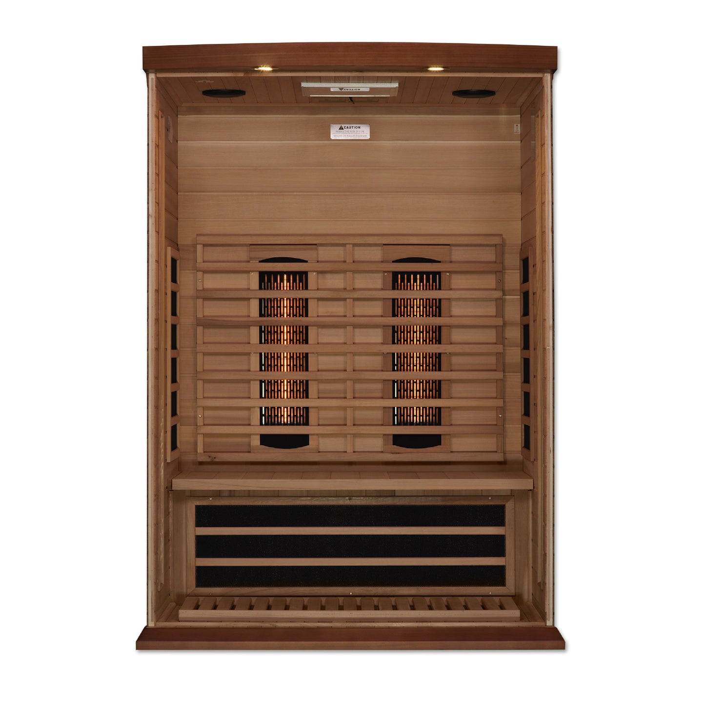 Maxxus 2-Person Near Zero EMF Full Spectrum Infrared Sauna | MX-M206-01-FS-CED