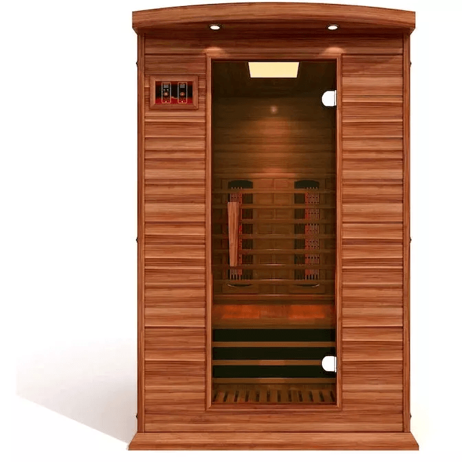 Maxxus 2-Person Near Zero EMF Full Spectrum Infrared Sauna | MX-M206-01-FS-CED
