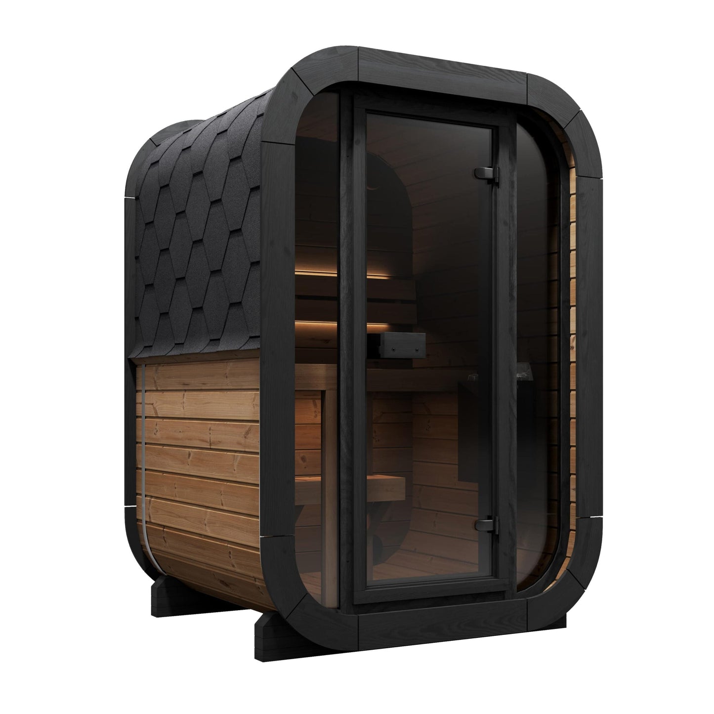 SaunaLife CUBE Series CL3G | 1-2 Person Outdoor Traditional Sauna