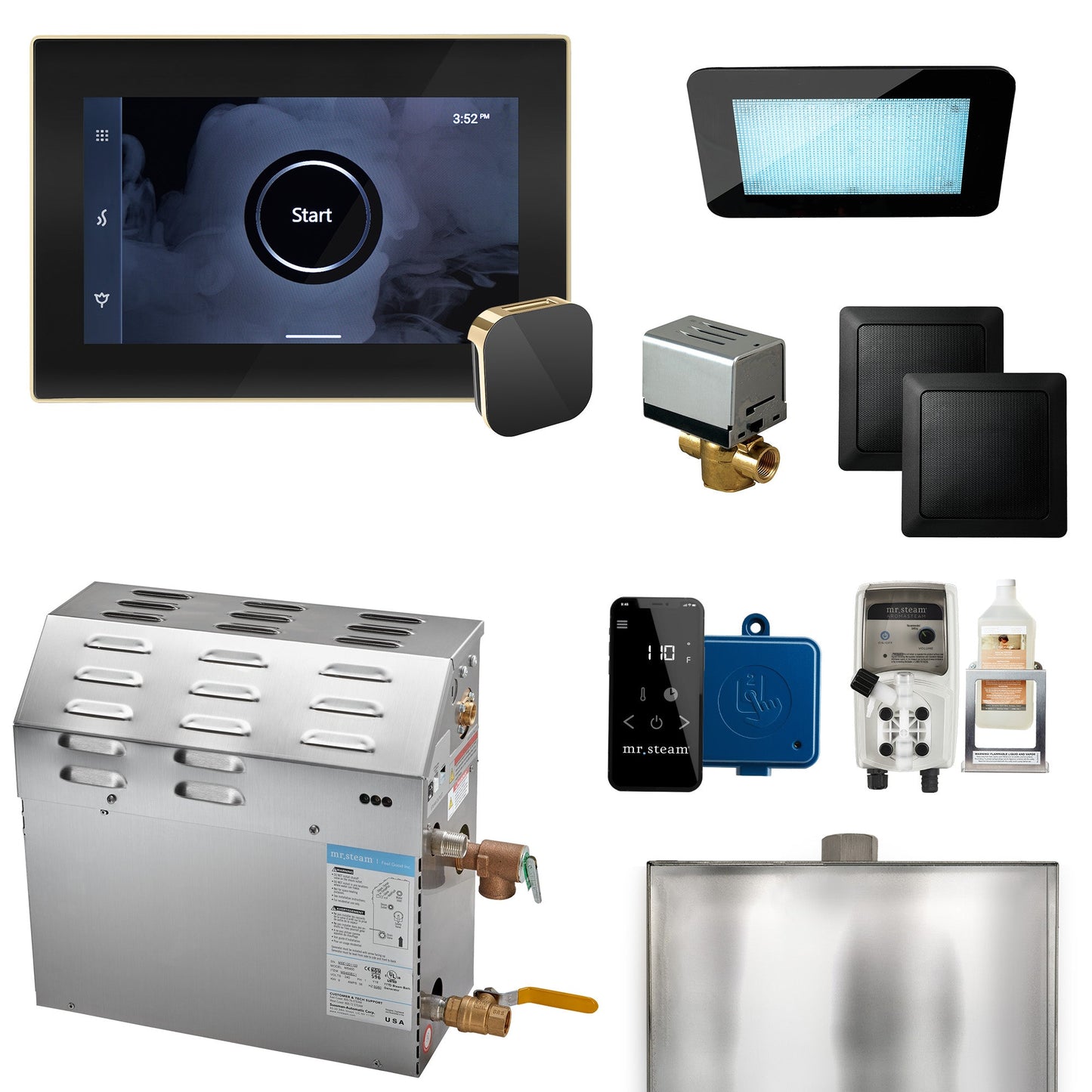 Mr. Steam XDream Home Steam Shower Generator Package with iSteamX Control (5-15kW)
