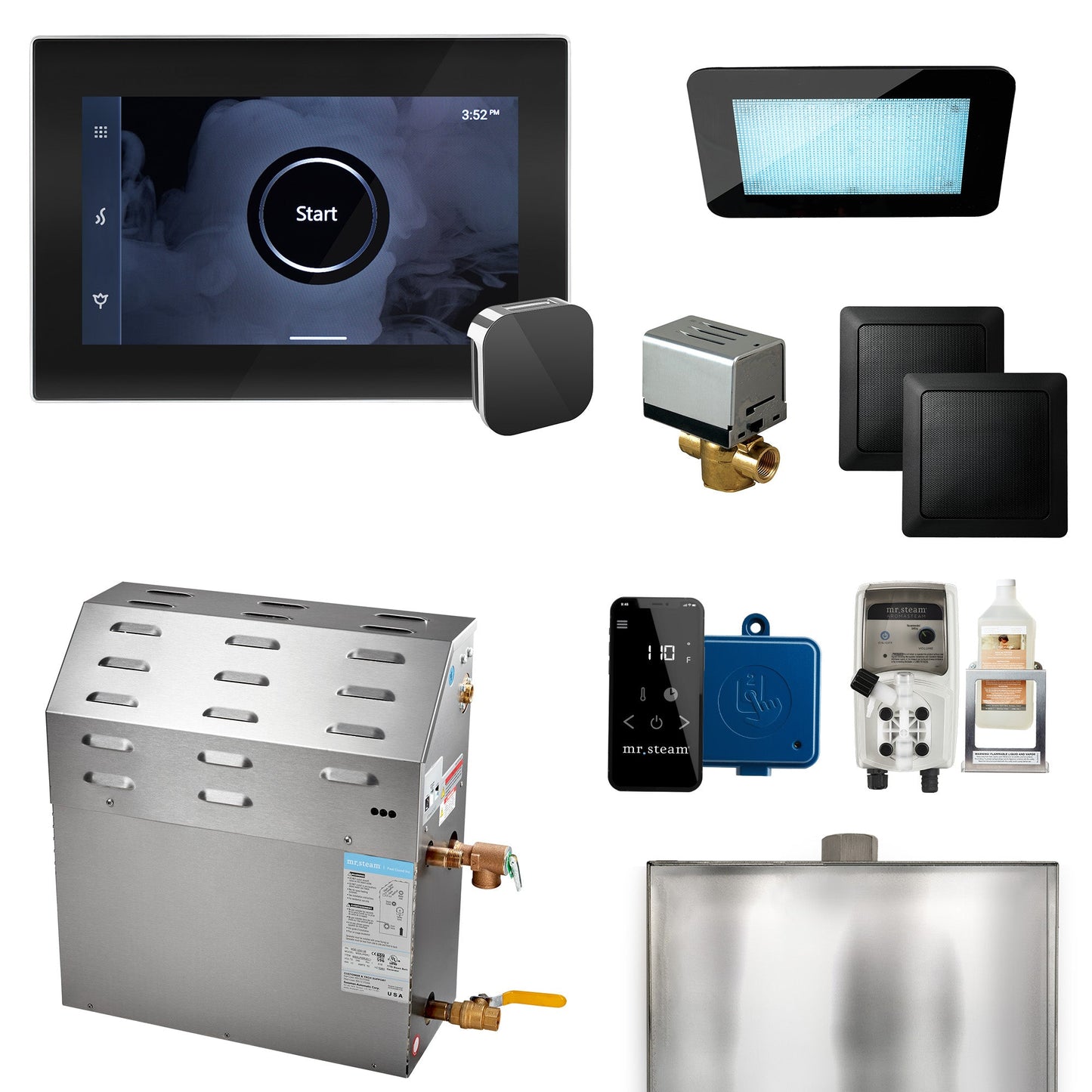 Mr. Steam XDream Home Steam Shower Generator Package with iSteamX Control (5-15kW)