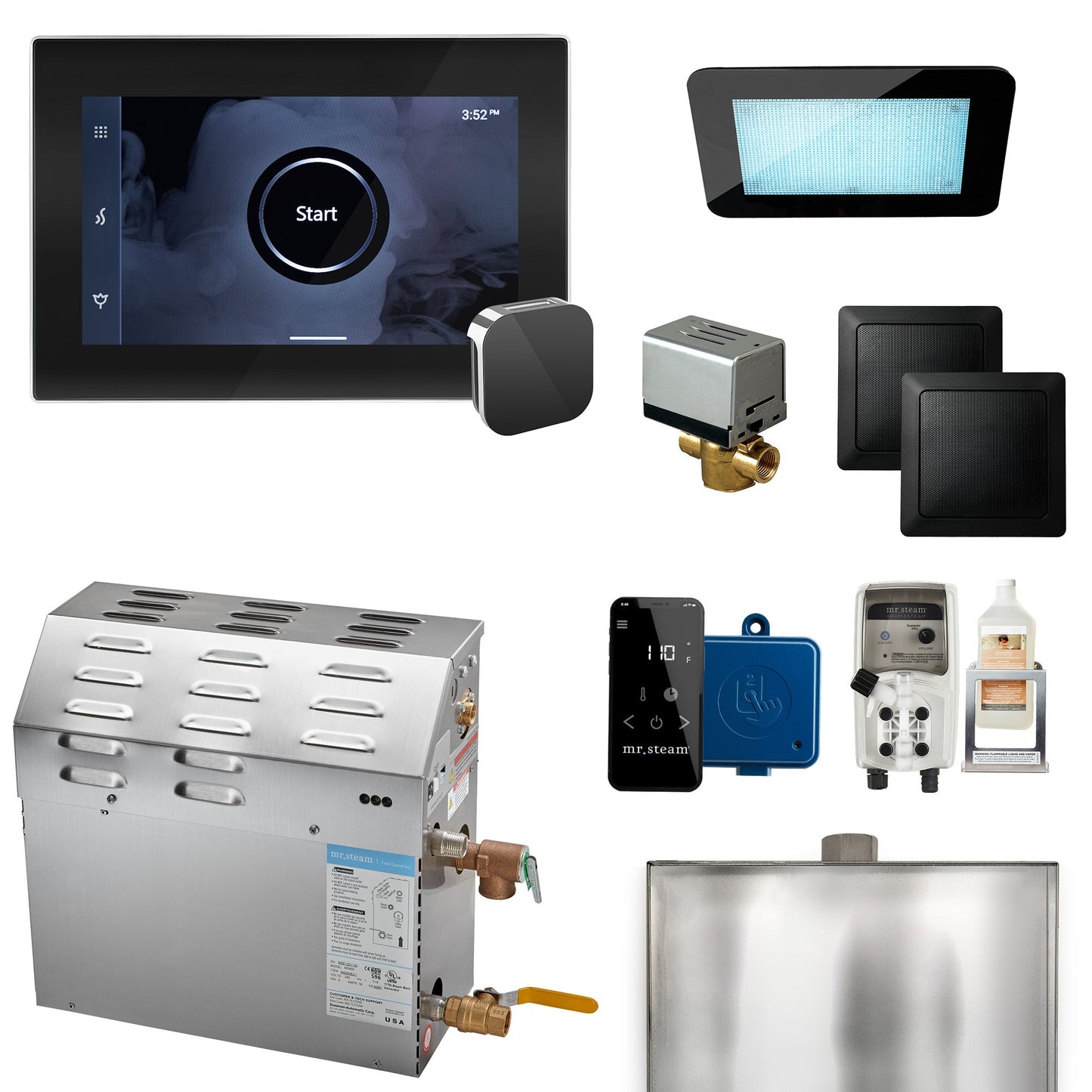 Mr. Steam XDream Home Steam Shower Generator Package with iSteamX Control (5-15kW)