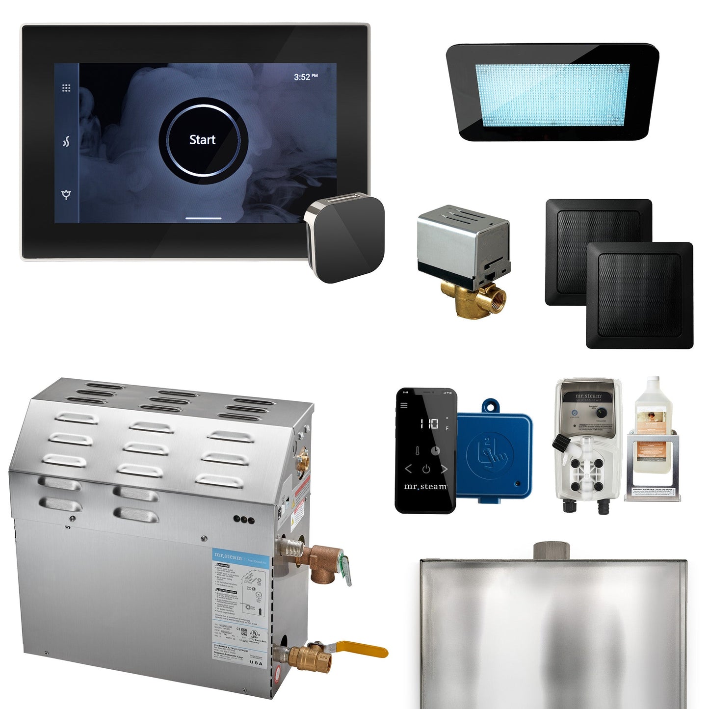 Mr. Steam XDream Home Steam Shower Generator Package with iSteamX Control (5-15kW)