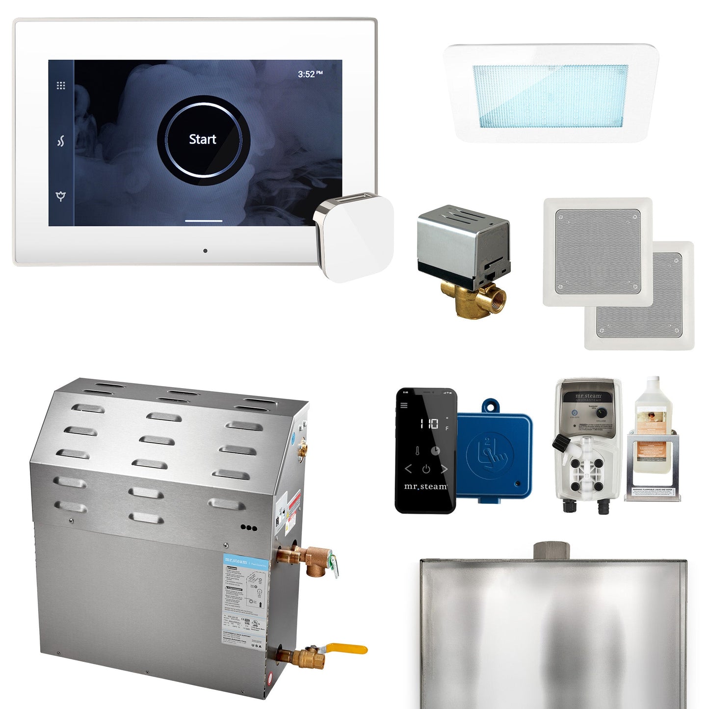 Mr. Steam XDream Home Steam Shower Generator Package with iSteamX Control (5-15kW)