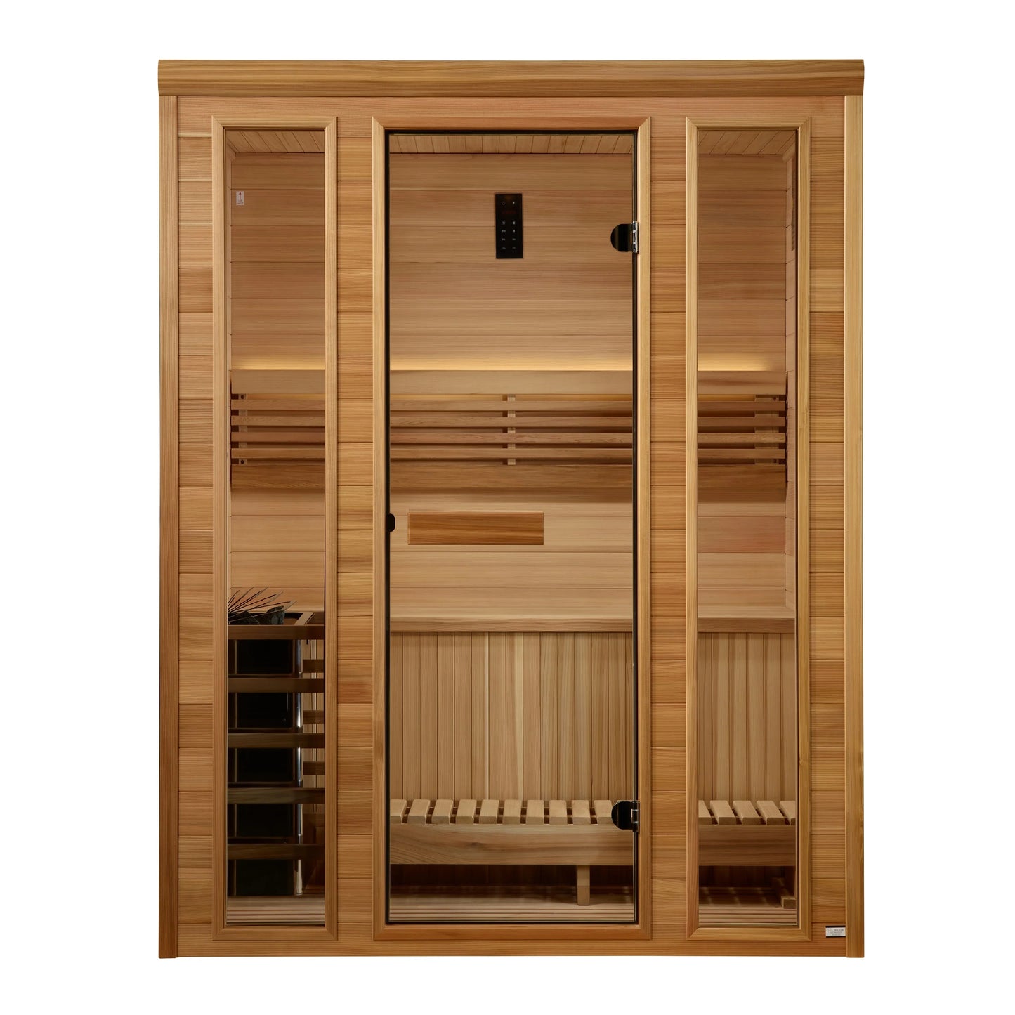 Golden Designs 2025 Andermatt Edition 3 Person Traditional Steam Sauna GDI-7030-01