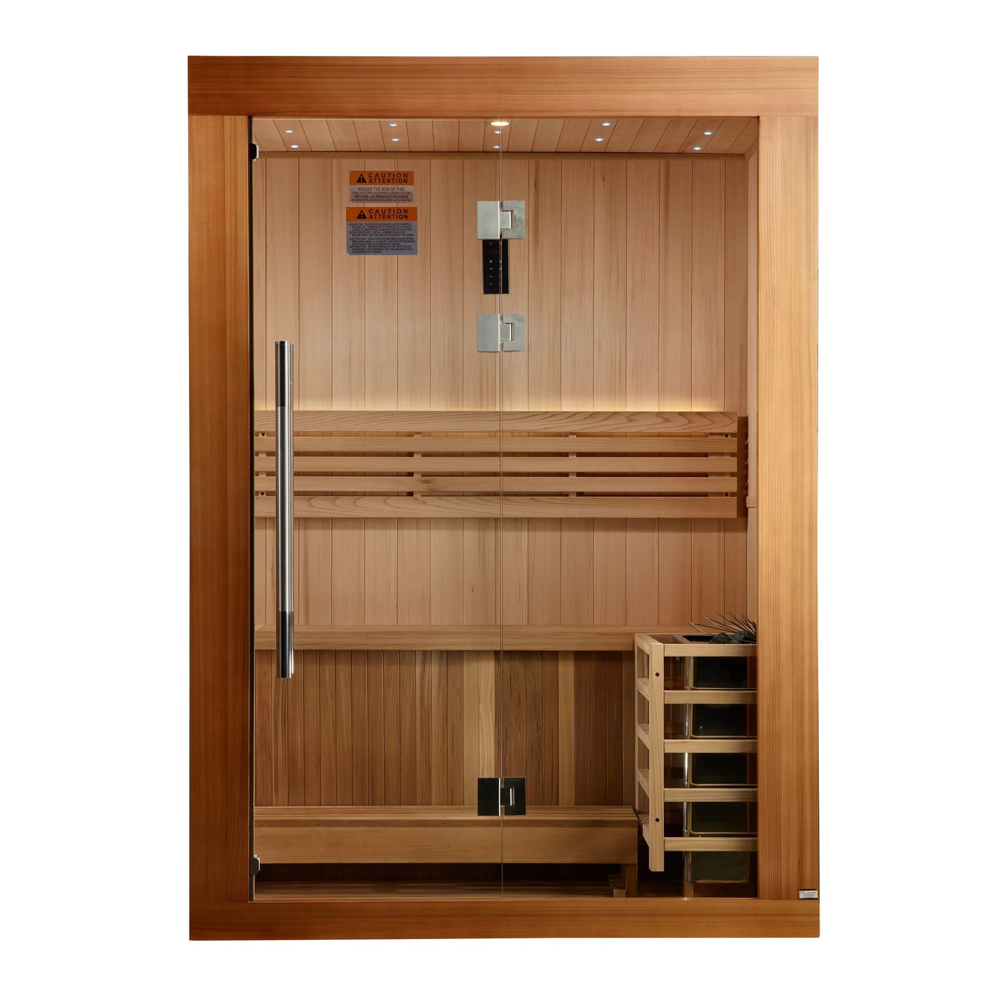 Golden Designs 2025 Sundsvall Edition 2 Person Traditional Sauna GDI-7289-02