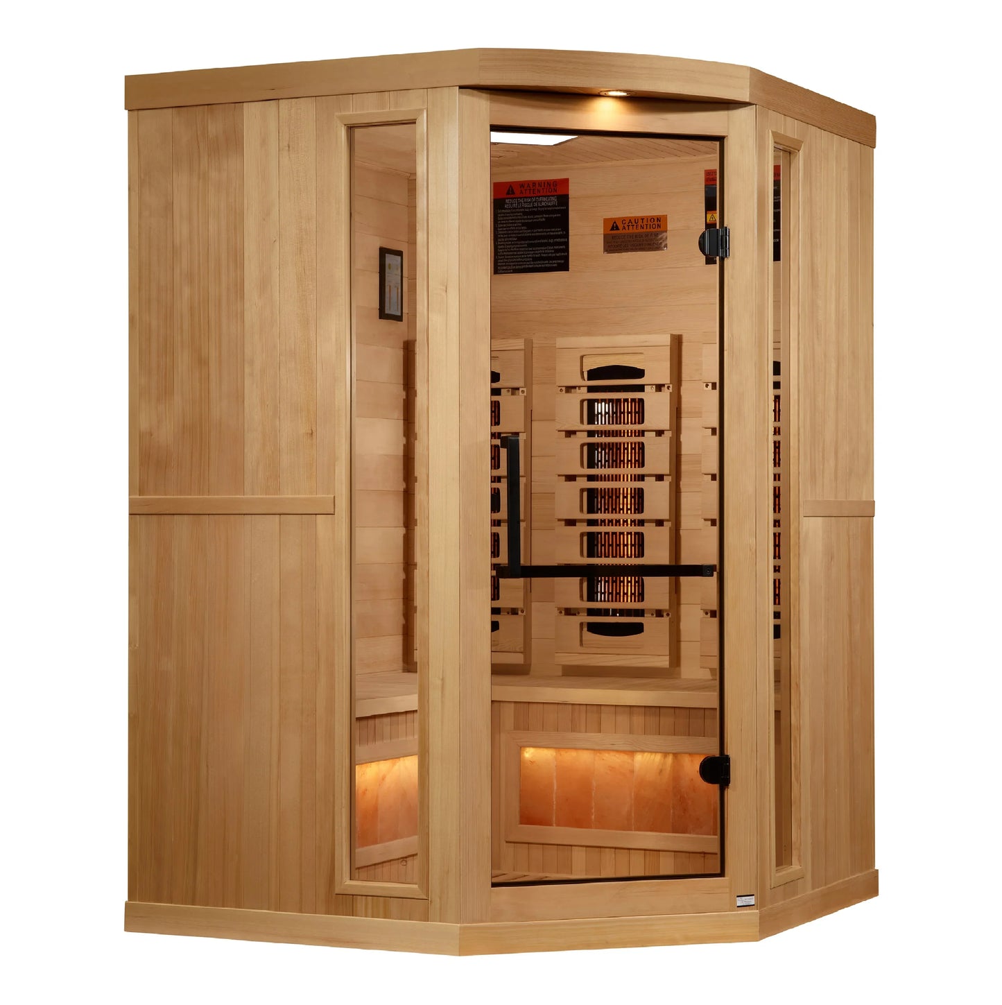 Golden Designs 3-Person Corner 2025 Reserve Edition Full Spectrum Sauna GDI-8035-03
