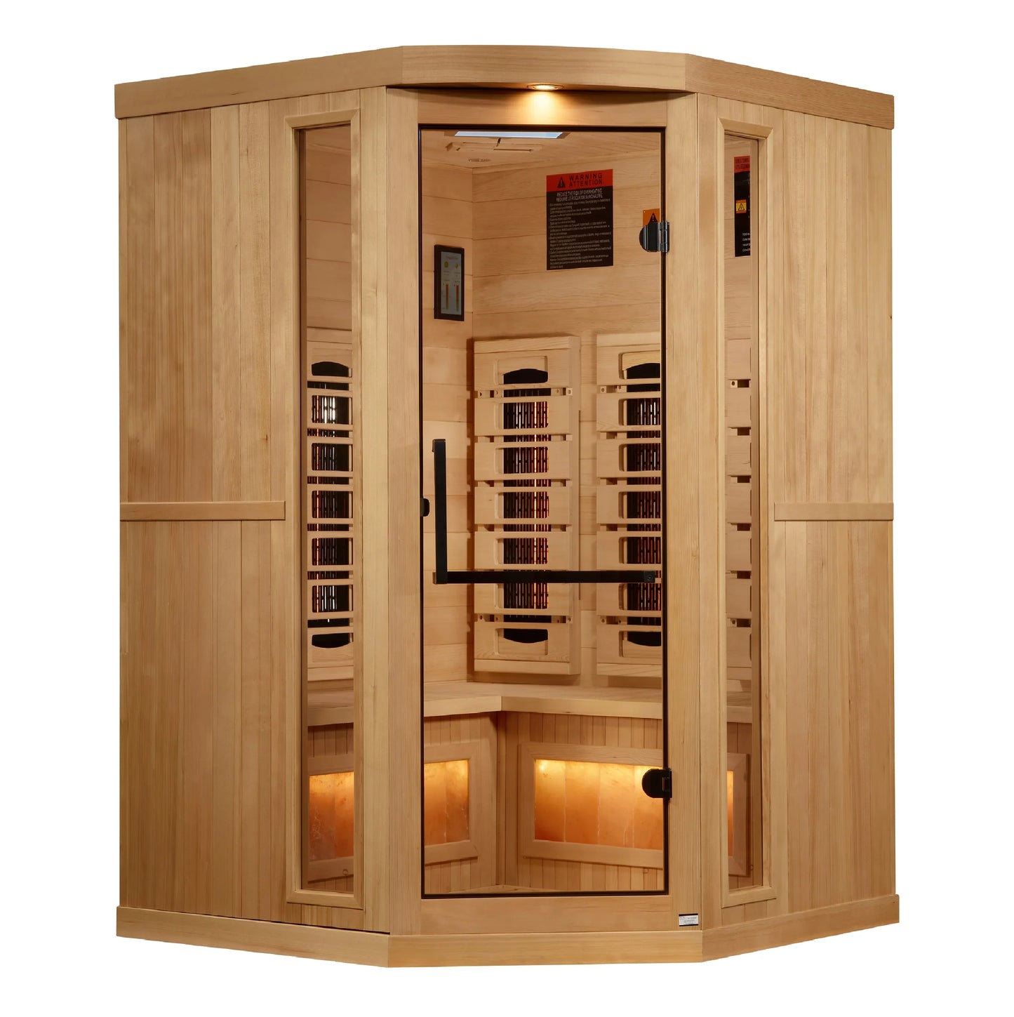 Golden Designs 3-Person Corner 2025 Reserve Edition Full Spectrum Sauna GDI-8035-03