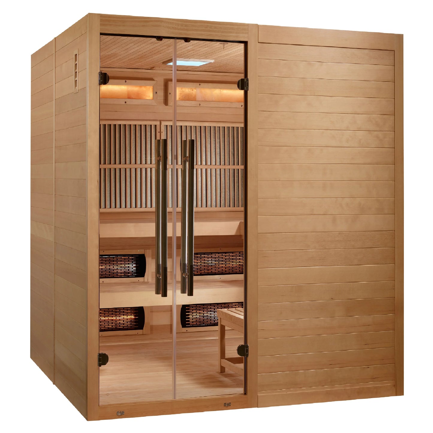 Golden Designs 2025 Toledo 6 Person Hybrid Indoor Sauna GDI-8360-01