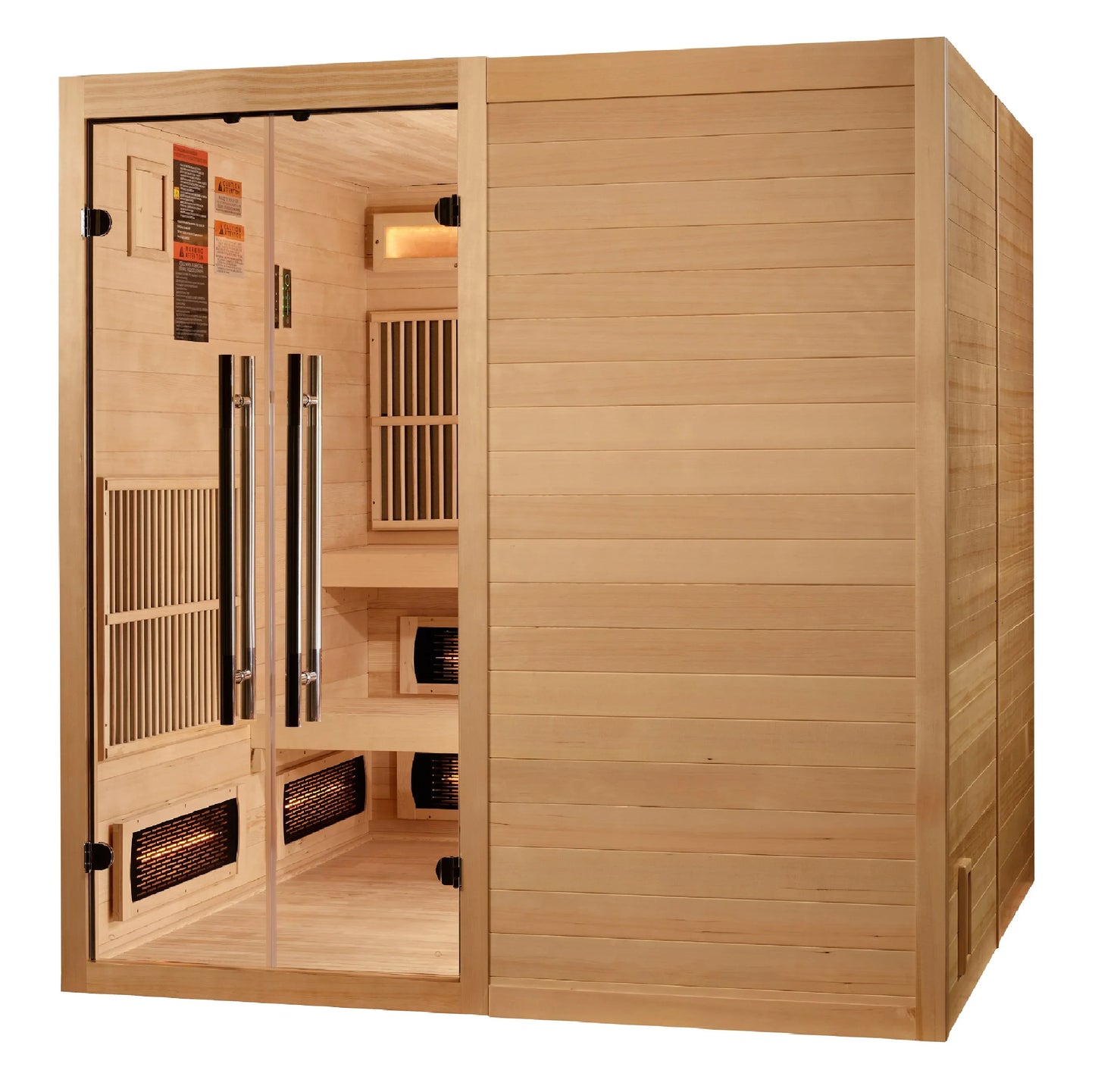 Golden Designs 2025 Toledo 6 Person Hybrid Indoor Sauna GDI-8360-01