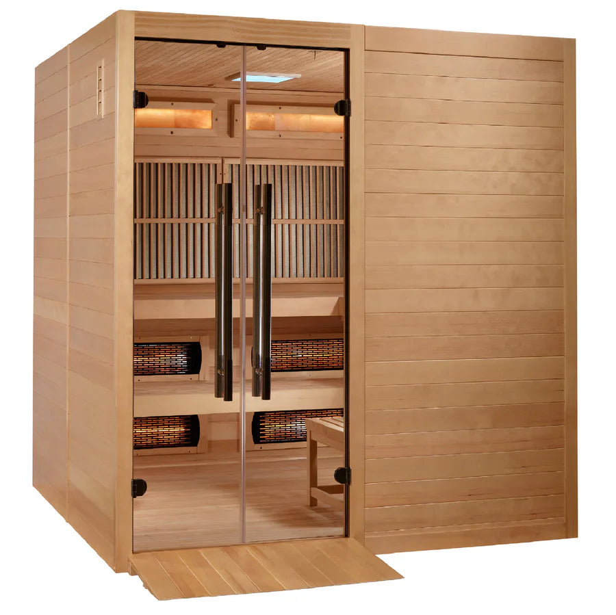 Golden Designs 2025 Toledo 6 Person Hybrid Indoor Sauna GDI-8360-01