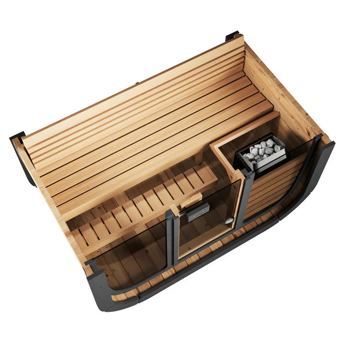 SaunaLife CUBE Series CL4G | 1-2 Person Outdoor Traditional Sauna