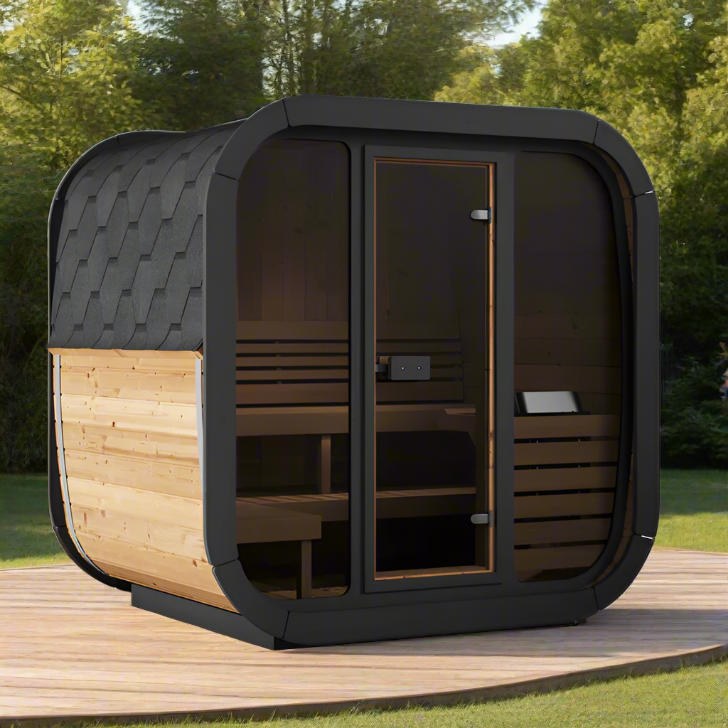SaunaLife CUBE Series CL5G | 3-4 Person Outdoor Traditional Sauna