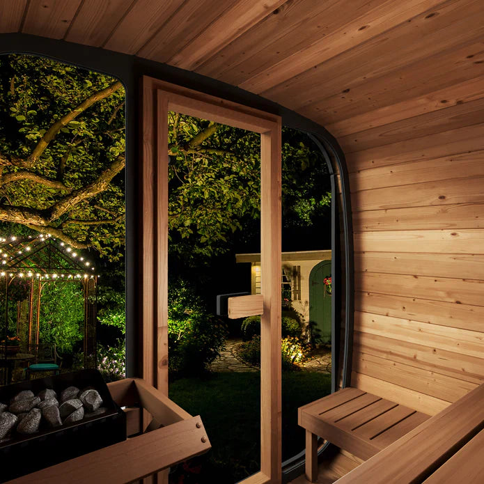 SaunaLife CUBE Series CL5G | 3-4 Person Outdoor Traditional Sauna