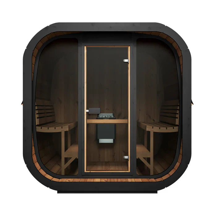 SaunaLife CUBE Series CL7G | 6 Person Outdoor Traditional Sauna