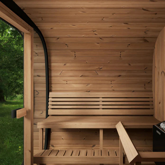SaunaLife CUBE Series CL7G | 6 Person Outdoor Traditional Sauna