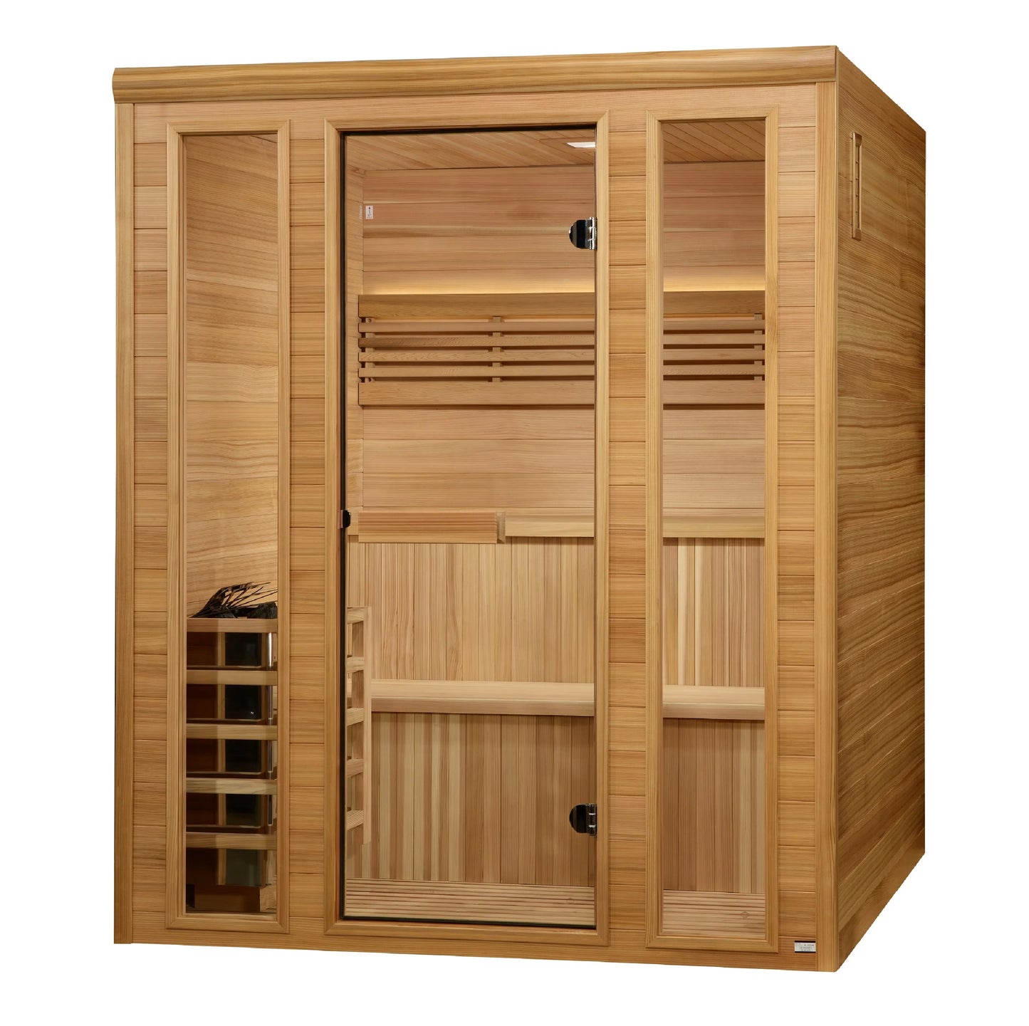 Golden Designs 2025 Engelberg Edition 6 Person Traditional Steam Sauna GDI-7060-01