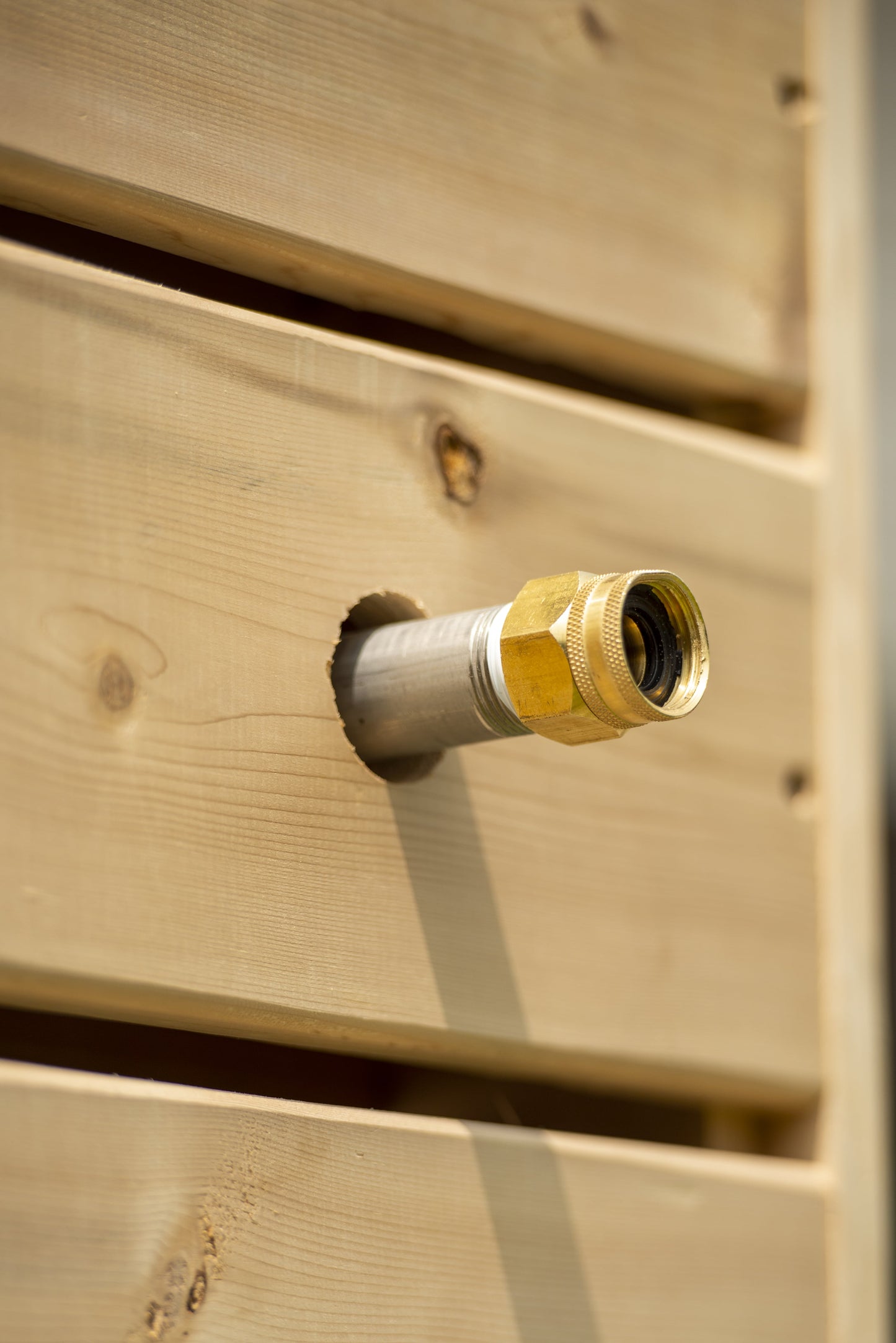 Dundalk LeisureCraft Sierra Pillar Outdoor Shower | Canadian Timber Collection