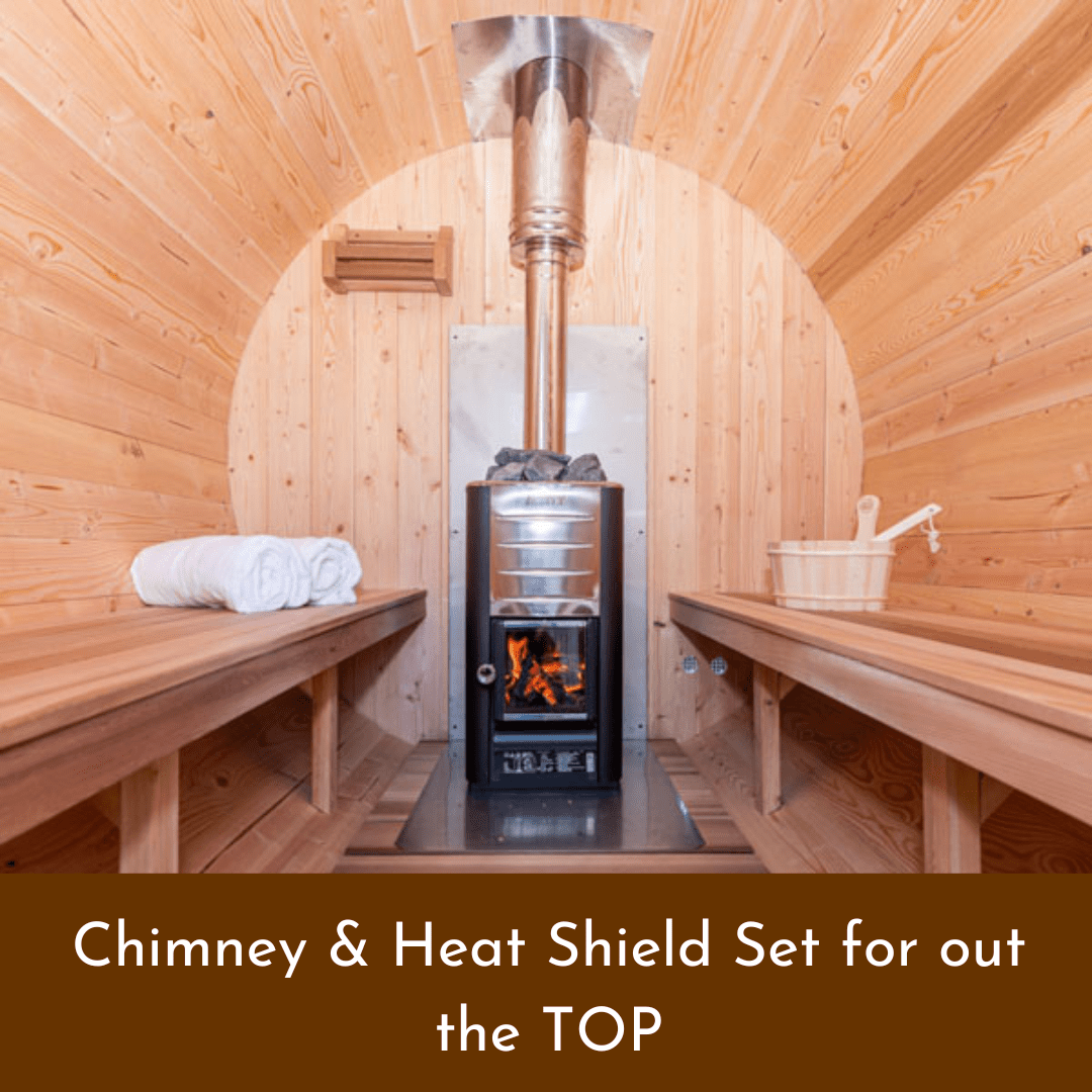 Dundalk LeisureCraft Serenity 4-Person Barrel Sauna | Canadian Timber Collection (CTC2245W)