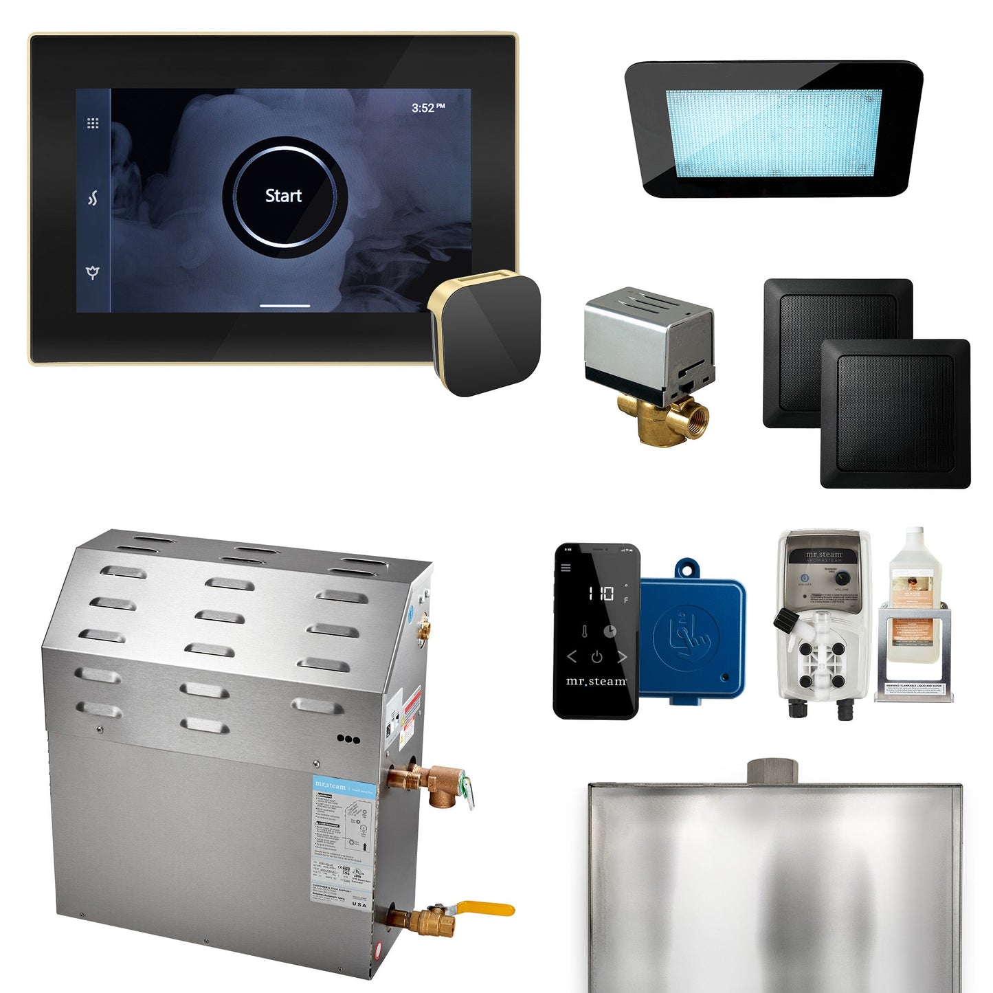Mr. Steam XDream Home Steam Shower Generator Package with iSteamX Control (5-15kW)