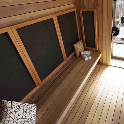 Finnmark Full Spectrum Carbon™ Infrared Sauna Heater Kit (120V, WiFi Control)