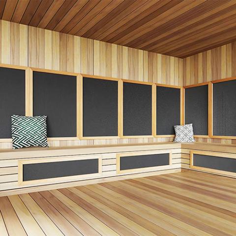 Finnmark Full Spectrum Carbon™ Infrared Sauna Heater Kit (120V, WiFi Control)