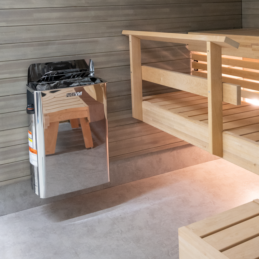 Harvia SWS60 The Wall Series 6kW Stainless Steel Sauna Heater HSWS6U1B