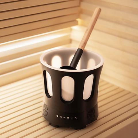 SaunaLife SaunaZone - Portable Sauna Music & Beverage Cooler