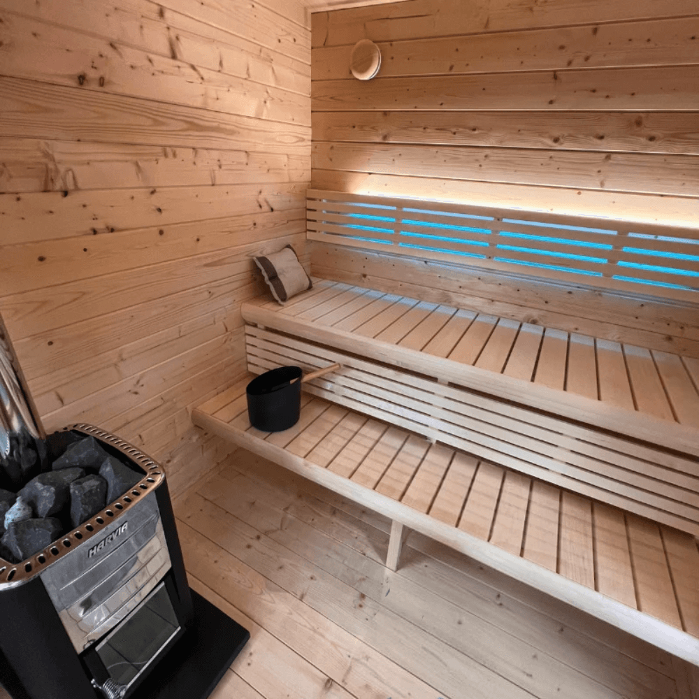 SaunaLife Garden Series G4 | 6 Person Outdoor Traditional Sauna