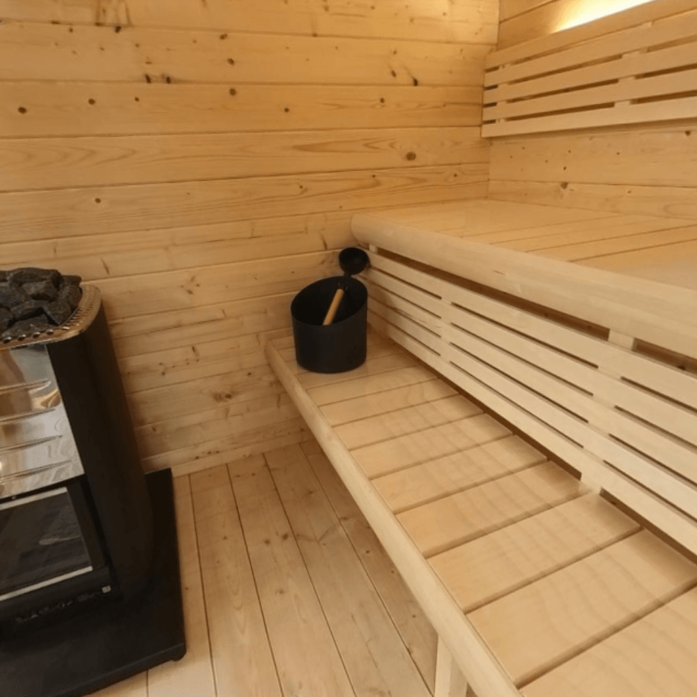 SaunaLife Garden Series G4 | 6 Person Outdoor Traditional Sauna