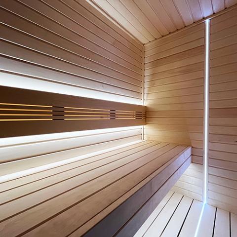 HUUM Universal Sauna Light Kit with 16-Ft Flexible LED Strip White Light Flexible LED Strip, 16FT