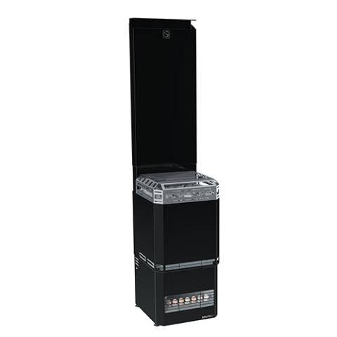 Saunum Air L 13 - 13kW Black Sauna Heater with Integrated Climate Equalizer
